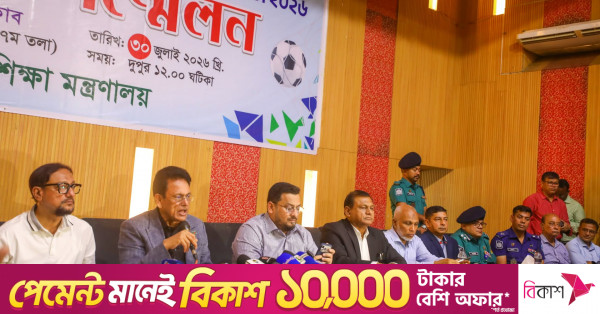 পিএম গোল্ড কাপ ফুটবল টুর্নামেন্টে অংশ নেবে ১ কোটি ৬০ লাখ শিক্ষার্থী