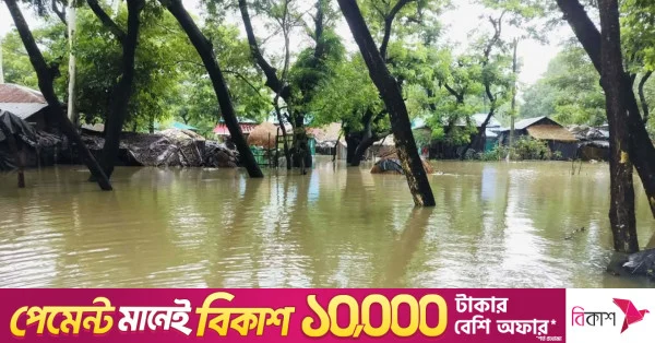 দেশের সাত জেলায় বন্যা পরিস্থিতি অব্যাহত, বিপৎসীমার উপরে চার নদ-নদী