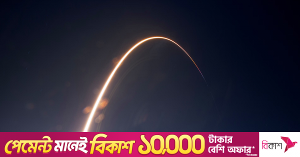 চাঁদে আছড়ে পড়তে যাচ্ছে স্পেসএক্সের পরিত্যক্ত রকেট