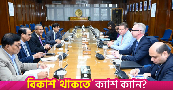 বাংলাদেশ ব্যাংকের গভর্নরের সঙ্গে এআইআইবি প্রতিনিধি দলের বৈঠক