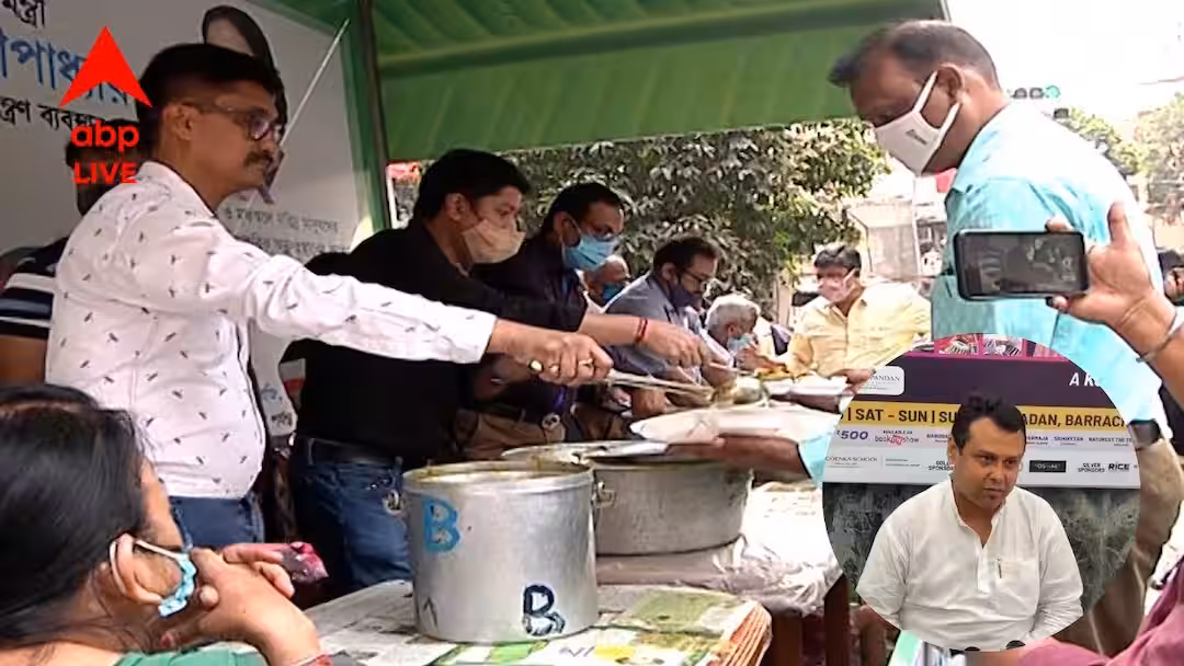 ব্যারাকপুরে দুর্গাপূজা উপলক্ষে প্রান্তিক মানুষের জন্য 'এমএলএ ক্যান্টিন' চালু করলেন কৌস্তভ বাগচী
