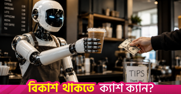 রোবটকে বকশিশ দেওয়া নিয়ে প্রশ্ন, টাকা আসলে কার পকেটে যাচ্ছে?