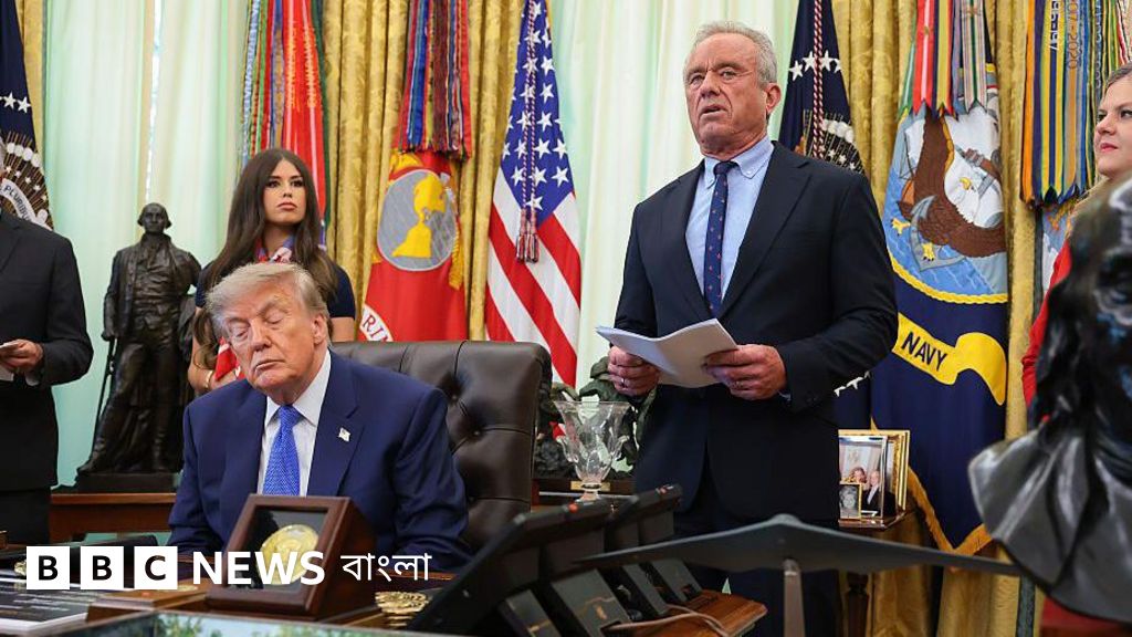 শিশুদের টিকার সংখ্যা কমানোর নির্দেশে সই করলেন ট্রাম্প