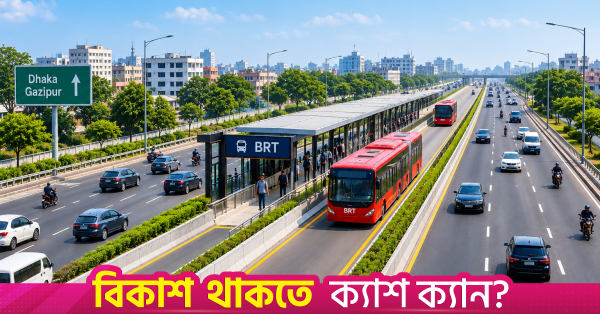 ঢাকা-গাজীপুর বিআরটি করিডোর ছয় লেনে উন্নীত করার পরিকল্পনা সরকারের