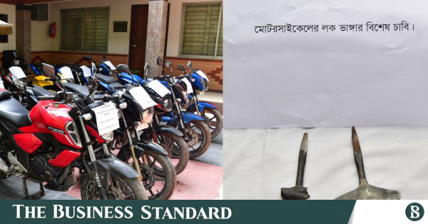 ১০-২০ সেকেন্ডেই মোটরসাইকেলের লক খোলার চক্রের ৬ সদস্য গ্রেপ্তার